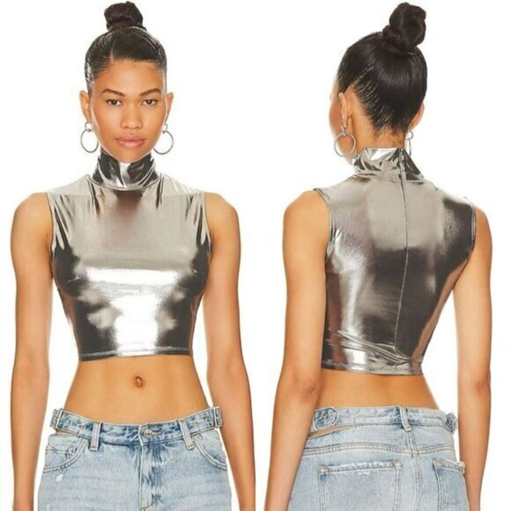 h:ours Katerina Top in Gunmetal